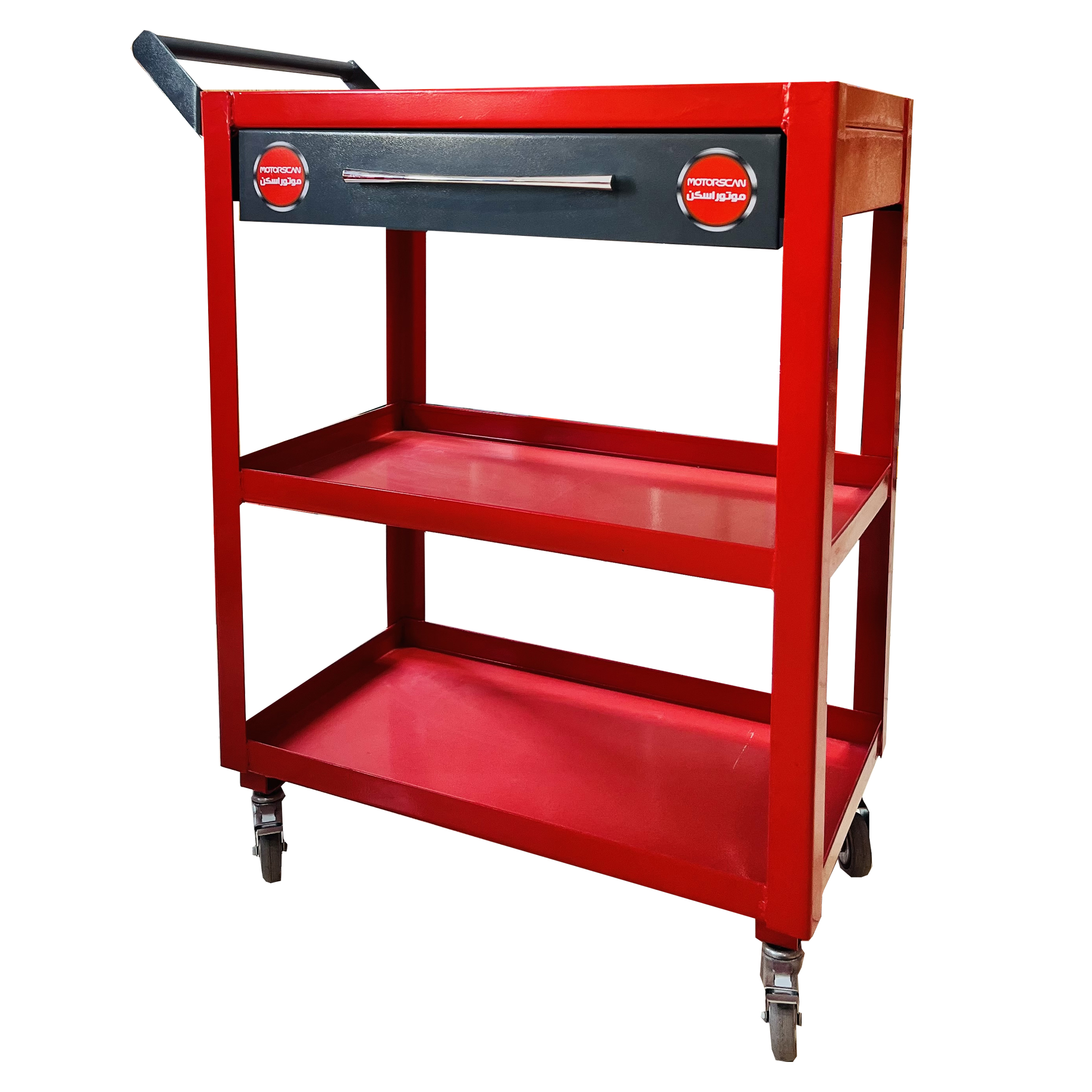 Workshop workbench with a single drawer, suitable for storing tools