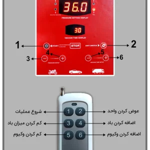 نحوه عملکرد ریموت مولد باد نیتروژن