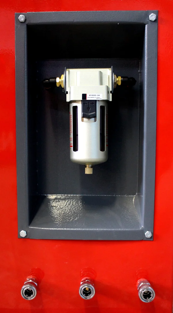 محل اتصال باد نیتروژن دستگاه مولد باد